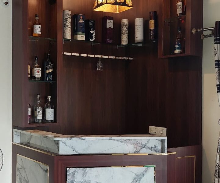 TV unit and Bar counter